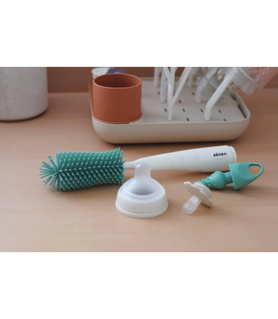 Beaba Biberon Temizleme Fırçası // Sage Green