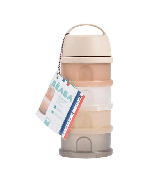 Beaba Süt Tozu Kutusu ve Atıştırmalık Kap Seti // Clay