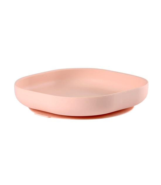 Beaba Vakumlu Silikon Tabak // Light Pink