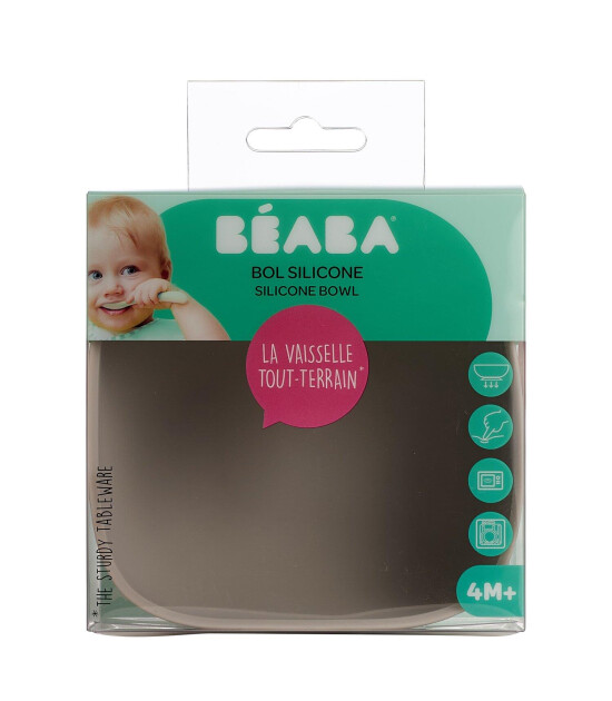 Beaba Vakumlu Silikon Kase // Grey