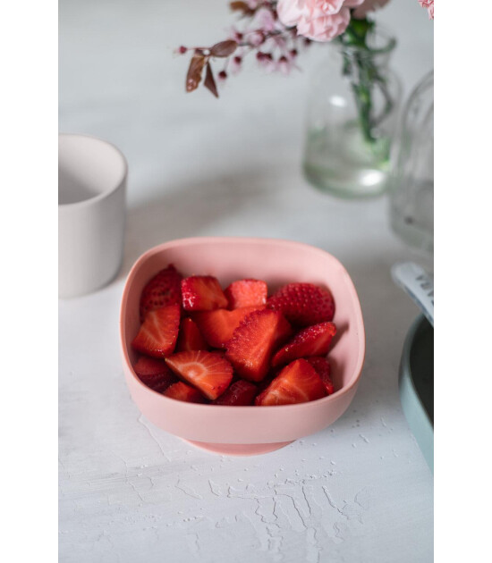 Beaba Vakumlu Silikon Kase // Pink
