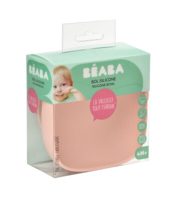 Beaba Vakumlu Silikon Kase // Pink