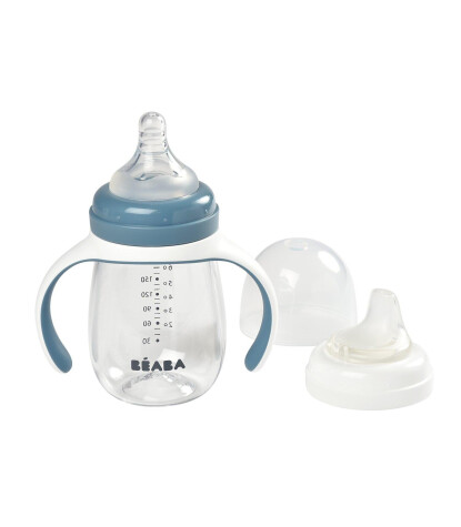 Beaba Tritan Biberon ve Suluk (210 ml) // Windy Blue