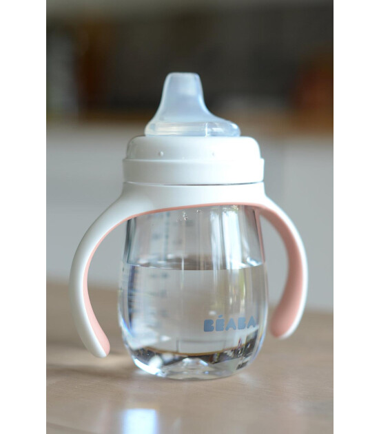 Beaba Cam Biberon ve Suluk (210 ml) // Old Pink