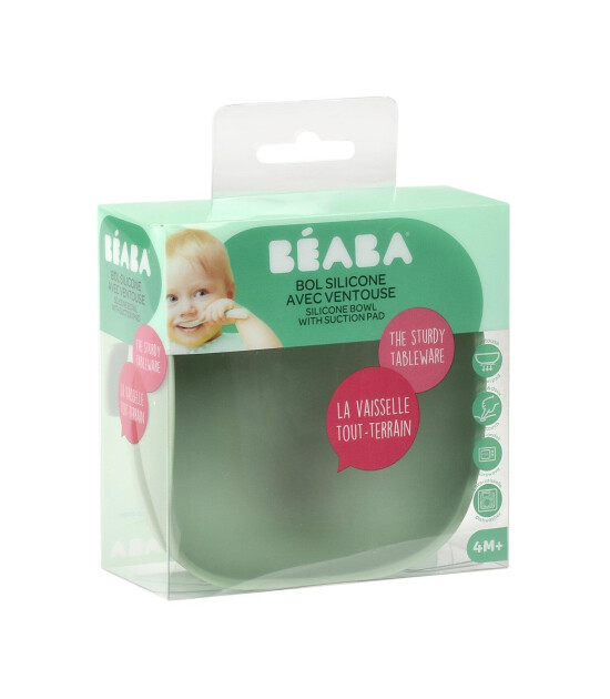 Beaba Vakumlu Silikon Kase // Sage Green