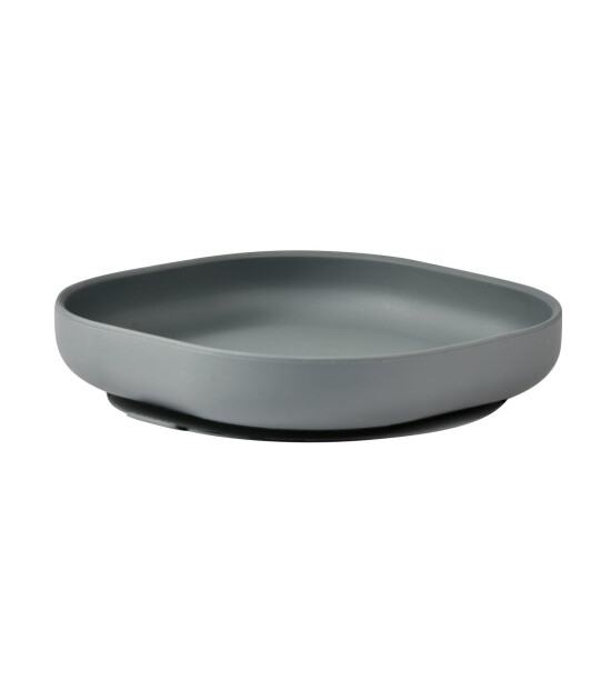Beaba Vakumlu Silikon Tabak // Mineral Grey