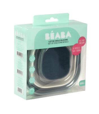 Beaba Silikon Kase Seti (3 Parça) // Night Blue