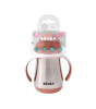 Beaba Çelik Termos Pipetli Suluk (250 ml) // Terracotta
