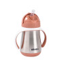 Beaba Çelik Termos Pipetli Suluk (250 ml) // Terracotta