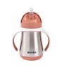 Beaba Çelik Termos Pipetli Suluk (250 ml) // Terracotta