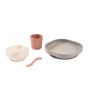 Beaba Silikon Beslenme Seti (4 Par&ccedil;a) // Terracotta - Gazelle