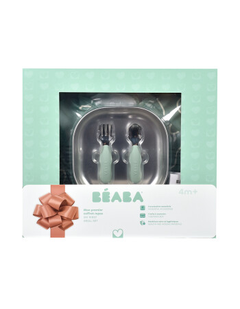 Beaba İlk Yemek Setim &Ccedil;elik, Sage Green