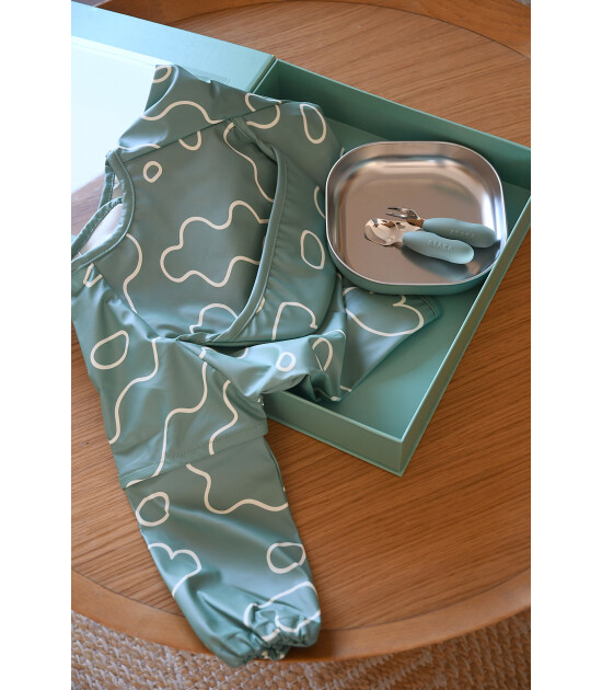 Beaba İlk Yemek Setim &Ccedil;elik, Sage Green