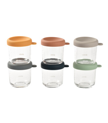 Beaba Bebek Cam Mama Kavanozu Seti (250 ml) // Sunrise Color Mix