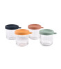 Beaba Bebek Cam Mama Kavanozu Seti 4 Parça (250 ml) //  Sunrise Color Mix
