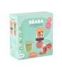 Beaba Bebek Cam Mama Kavanozu Seti 4 Parça (250 ml) //  Sunrise Color Mix