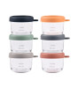 Beaba Bebek Cam Mama Kavanozu Seti 6 Par&ccedil;a (150 ml) // Sunrise Color Mix