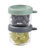 Beaba Bebek cam mama kavanozu 2li set , 150 ml Mineral / 150 ml Sage Green