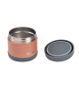 Beaba Paslanmaz Çelik Yemek Saklama Termosu (500 ml) // Mineral Grey - Terracotta