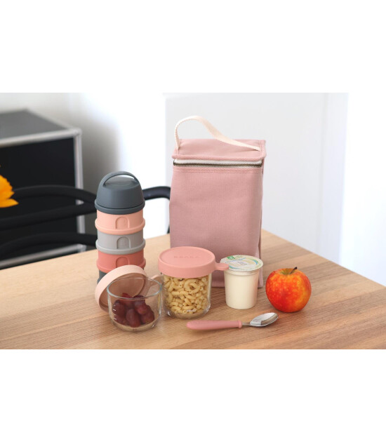 Beaba İzotermik Beslenme Çantası // Canvas - Dusty Pink
