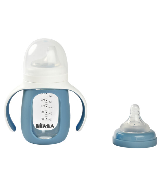 Beaba Cam Biberon ve Suluk (210 ml) // Windy Blue
