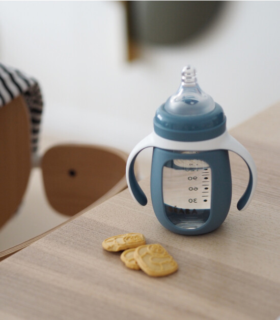 Beaba Cam Biberon ve Suluk (210 ml) // Windy Blue