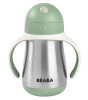 Beaba Çelik Termos Pipetli Suluk // Sage Green