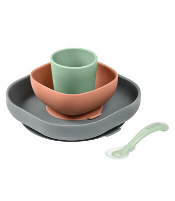 Beaba Silikon Beslenme Seti (4 Parça) // Mineral