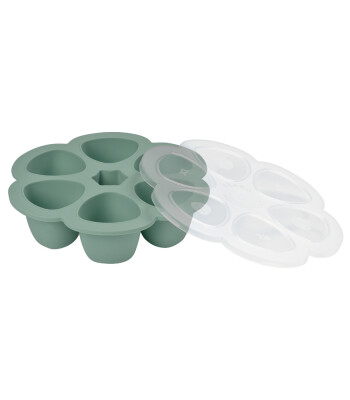 Beaba Silikon Bölmeli Saklama Kabı (XL)  // Sage Green