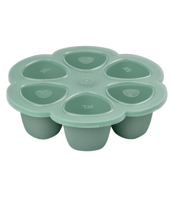 Beaba Silikon Bölmeli Saklama Kabı (XL)  // Sage Green