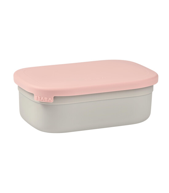 Beaba Paslanmaz Çelik Gıda Saklama Kabı // Powder Pink