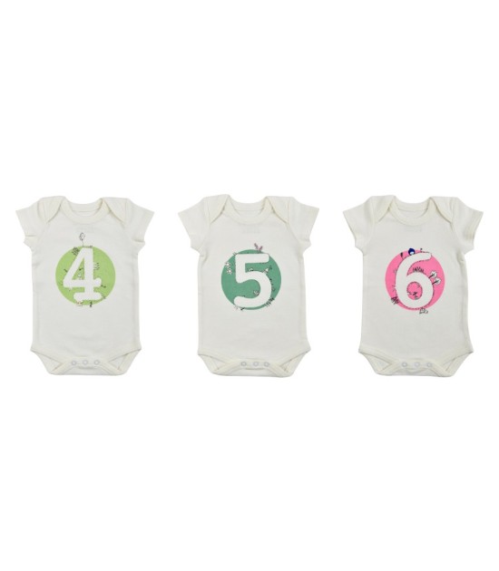 Bee Berry Kids Organik GOTS Unisex Zıbın Set // 4-5-6 Ay