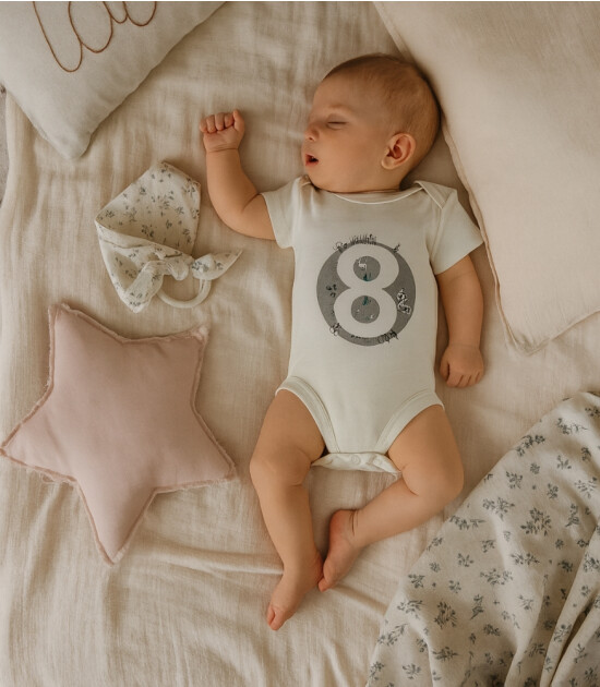 Bee Berry Kids Organik GOTS Unisex Zıbın Set // 7-8-9 Ay