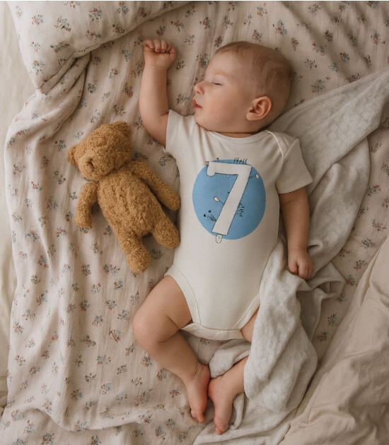 Bee Berry Kids Organik GOTS Unisex Zıbın Set // 7-8-9 Ay