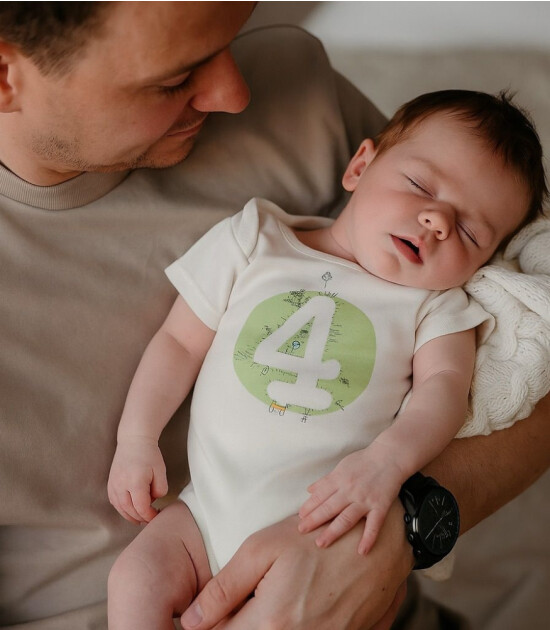 Bee Berry Kids Organik GOTS Unisex Zıbın Set // 4-5-6 Ay