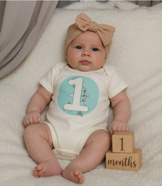 Bee Berry Kids Organik GOTS Unisex Zıbın Set // 1-2-3 Ay