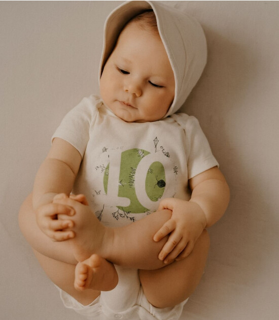 Bee Berry Kids Organik GOTS Unisex Zıbın Set // 10-11-12 Ay