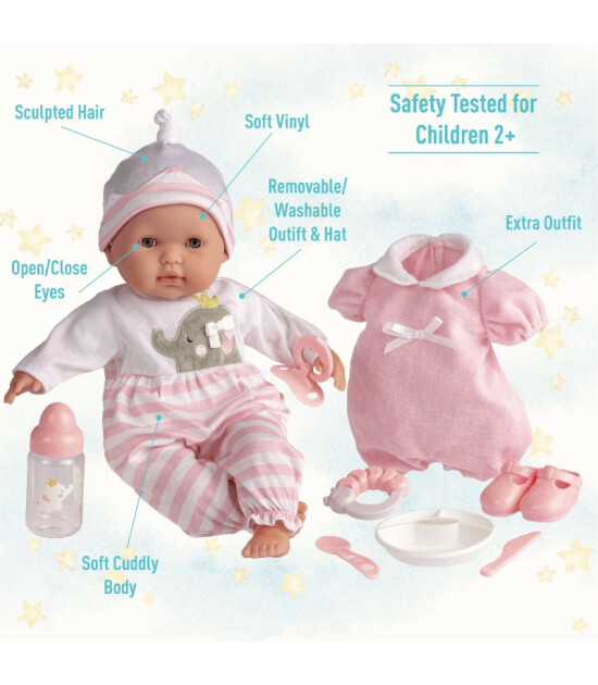 Berenguer Boutique Oyuncak Kız Bebek (38 cm) // Aksesuar Setli