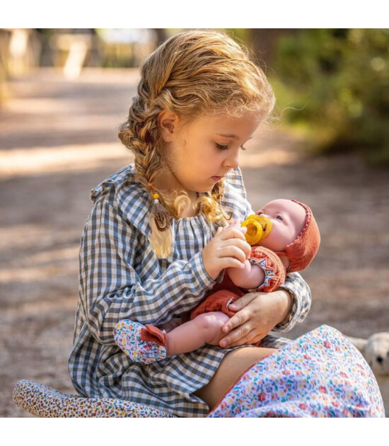 Berenguer Boutique Oyuncak Bebek (38 cm) // Kiremit Hırka ve Kedili
