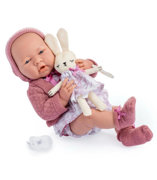 Berenguer Boutique Oyuncak Bebek (38 cm) // Pembe Hırka ve Tavşanlı