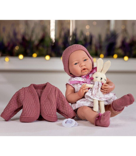 Berenguer Boutique Oyuncak Bebek (38 cm) // Pembe Hırka ve Tavşanlı