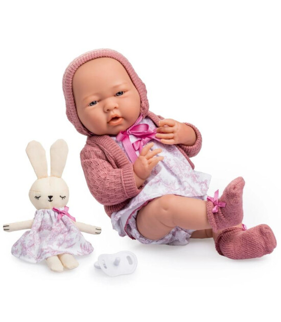Berenguer Boutique Oyuncak Bebek (38 cm) // Pembe Hırka ve Tavşanlı