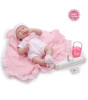Berenguer Yenidoğan Oyuncak Kız Bebek (39 cm) // Pembe Kundak Setli