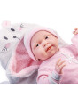 Berenguer Yenidoğan Oyuncak Kız Bebek (39 cm) // Pembe Tavşanlı Battaniye