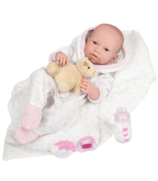 Berenguer  Yenidoğan Oyuncak Kız Bebek (43cm) // Yıldız Battaniyeli