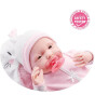 Berenguer Yenidoğan Oyuncak Kız Bebek (39 cm) // Pembe Tavşanlı Battaniye