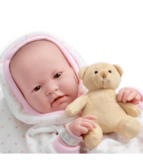 Berenguer  Yenidoğan Oyuncak Kız Bebek (43cm) // Yıldız Battaniyeli
