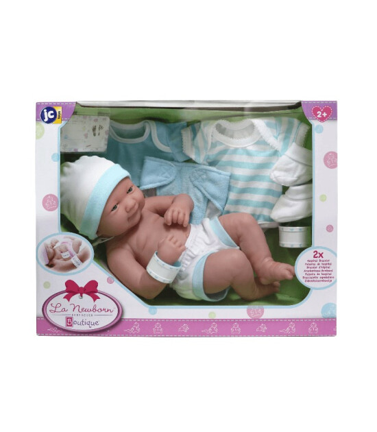 Berenguer Yenidoğan Oyuncak Erkek Bebek (36 cm) // Kıyafet Setli