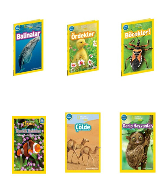 National Geographic Kids Okuma Serisi Okul Öncesi (6 Kitap)