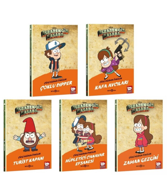 Beta Ki̇ds Disney Esrarengiz Kasaba Gizem Kul&uuml;b&uuml; Seti 5 Kitap